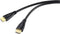 SpeaKa Professional SP-10133292 HDMI-kabel HDMI Aansluitkabel HDMI-A-stekker, HDMI-A-stekker 5.00 m Zwart 4K UHD, Audio
