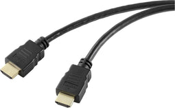 SpeaKa Professional SP-10481300 HDMI-kabel HDMI Aansluitkabel HDMI-A-stekker, HDMI-A-stekker 5.00 m Zwart 8K UHD, PVC-m