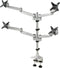 SpeaKa Professional SP-1624824 Swivel 4 fach Monitor-tafelbeugel 4-voudig 25,4 cm (10) - 68,6 cm (27) In hoogte verstelbaar, Kantelbaar, Zwenkbaar, Roteerbaar