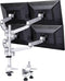 SpeaKa Professional SP-1624824 Swivel 4 fach Monitor-tafelbeugel 4-voudig 25,4 cm (10) - 68,6 cm (27) In hoogte verstelbaar, Kantelbaar, Zwenkbaar, Roteerbaar