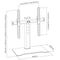 SpeaKa Professional SP-5638708 TV-voet voor 42'' TV 1409677