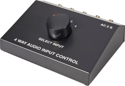 SpeaKa Professional SP-5741548 Cinch-audio-switch 4 poorten
