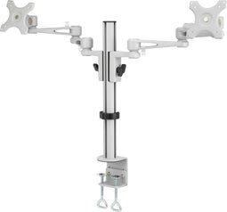 SpeaKa Professional SP-5986112 Monitor-tafelbeugel 2-voudig 33,0 cm (13) - 68,6 cm (27) In hoogte verstelbaar, Kantelbaar, Zwenkbaar, Roteerbaar