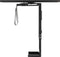 SpeaKa Professional SP-6353552 PC-houder Onder tafel, Verticaal, Horizontaal Zwart Belastbaar tot: 10 kg