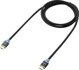 SpeaKa Professional SP-7870024 HDMI-kabel HDMI Aansluitkabel HDMI-A-stekker, HDMI-A-stekker 1.00 m Zwart 4K UHD, Audio