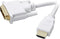 SpeaKa Professional SP-7870336 DVI-kabel DVI / HDMI Adapterkabel DVI-D 18+1-polige stekker, HDMI-A-stekker 2.00 m Wit V