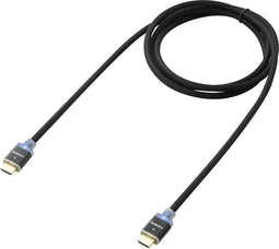 SpeaKa Professional SP-7870464 HDMI-kabel HDMI Aansluitkabel HDMI-A-stekker, HDMI-A-stekker 2.00 m Zwart 4K UHD, Audio