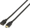 SpeaKa Professional SP-7870532 HDMI-kabel HDMI Verlengkabel HDMI-A-stekker, HDMI-A-bus 2.00 m Zwart 4K UHD, Audio Retur