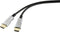 SpeaKa Professional SP-9019356 HDMI-kabel HDMI Aansluitkabel HDMI-A-stekker, HDMI-A-stekker 50.00 m Zwart 4K UHD, Afges