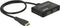 SpeaKa Professional SP-9443508 1 + 2 poorten HDMI-splitter Zwart