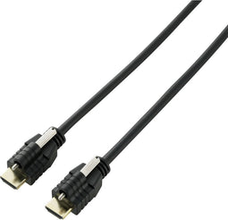 SpeaKa Professional SP-9784192 HDMI-kabel HDMI Aansluitkabel HDMI-A-stekker, HDMI-A-stekker 5.00 m Zwart 4K UHD, Audio