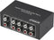 SpeaKa Professional SP-AS-500 Cinch-audio-switch 4 poorten Met metalen behuizing