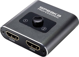 SpeaKa Professional SP-BDS-120 1 + 2 poorten HDMI-switch UHD 4K @ 60 Hz