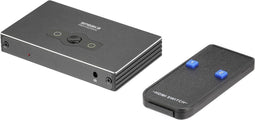 SpeaKa Professional SP-HSW-300 HDMI-switch 2 poorten Ultra HD-geschikt 7680 x 4320 Pixel
