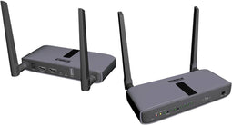 SpeaKa Professional SP-HWE-800 Draadloze HDMI-set 150 m 5 GHz 1920 x 1080 Pixel Veilige draadloze overdracht, Doorgelus