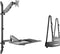 SpeaKa Professional SP-MM-710 Monitor-wandbeugel 1 stuks 33,0 cm (13) - 68,6 cm (27) In hoogte verstelbaar, Draaibaar, Kantelbaar en zwenkbaar