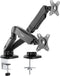 SpeaKa Professional SP-MM-910 2-voudig Monitorbeugel 43,2 cm (17) - 81,3 cm (32) Gasdruktechniek, Kantelbaar, Zwenkbaar