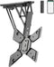 SpeaKa Professional SP-TVCM-510 TV-plafondbeugel Met elektromotor, Kantelbaar, Besturing via app 58,4 cm (23) - 139,7 cm (55)