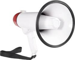 SpeaKa Professional XB-11SR Megafoon Met draagriem, Opnamefunctie