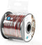 Speaker-Kabel - 2x 1.50 mm² - Koper - 25.0 m - Rond - PVC - Rood / Zwart - Rol