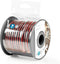 Speaker-Kabel - 2x 1.50 mm² - Koper - 25.0 m - Rond - PVC - Rood / Zwart - Rol