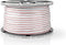 Speaker-Kabel - 2x 2.50 mm² - Koper - 100.0 m - Rond - PVC - Wit - Rol