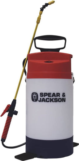 Spear & Jackson Drukspuit WOOD 5 Liter – Drukspuiten - Druksproeier - Onkruidverdelger - Sproeier - Drukspuiten - drukspuit zuurbestendig - drukspuit zuur