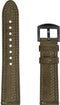 Speciaal Leren Bandje 20mm - Groen