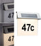 Special Solar huisnummerlicht IP44 LED 1x0,2W edelst./wit edelstaal/acryl