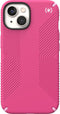 Speck Apple iPhone 14 Hoesje - Ultieme Bescherming en Grip - Luxe Soft-touch Afwerking - Valbescherming gecertificeerd tot 4 meter - Microban Antibacterieel - Presidio2 Grip lijn - Roze