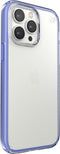 Speck Apple iPhone 14 Pro Max Hoesje - Slank - Kristalhelder - Valbescherming gecertificeerd tot 4 meter - Microban Antibacterieel - Presidio Perfect Clear lijn - Paars Transparant