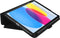 Speck hoesje geschikt voor Apple iPad 10 10.9 (2022) - Stand functie - Veiligheidskliksysteem - Automatisch aan/uit magneet functie - Gevoerde binnenkant - Microban Antibacterieel - Zwart