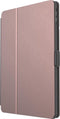 Speck hoesje geschikt voor Apple iPad 7/8/9e Generatie 10.2 - Stand functie - Veiligheidskliksysteem - Automatisch aan/uit magneet functie - Gevoerde binnenkant - Microban Antibacterieel - Goud Roze