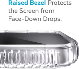 Speck hoesje geschikt voor Apple iPhone 13 Pro - Slank - Kristalhelder - Valbescherming gecertificeerd tot 4 meter - Microban Antibacterieel - Presidio Perfect Clear lijn - Transparant