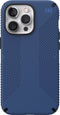 Speck hoesje geschikt voor Apple iPhone 13 Pro - Ultieme Bescherming en Grip - Luxe Soft-touch Afwerking - Valbescherming gecertificeerd tot 4 meter - Microban Antibacterieel - Presidio2 Grip lijn - Blauw