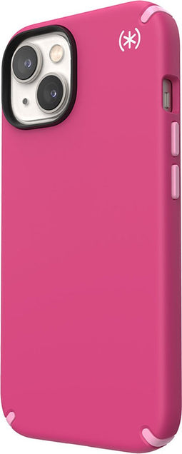 Speck hoesje geschikt voor Apple iPhone 14/13 Apple iPhone 16e - Slank - Ultieme Bescherming - Luxe Soft-touch Afwerking - Valbescherming gecertificeerd tot 4 meter - Microban Antibacterieel - Presidio2 Pro lijn - Roze