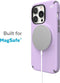 Speck hoesje geschikt voor Apple iPhone 14 Pro Max - Slank - MagSafe - Ultieme Bescherming - Luxe Soft-touch Afwerking - Valbescherming gecertificeerd tot 4 meter - Microban Antibacterieel - Presidio2 Pro lijn -Paars