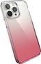 Speck hoesje geschikt voor Apple iPhone 14 Pro Max - Slank - Kristalhelder - Valbescherming gecertificeerd tot 4 meter - Microban Antibacterieel - Presidio Perfect Clear lijn - Roze Transparant