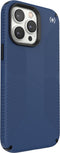 Speck hoesje geschikt voor Apple iPhone 14 Pro Max - Ultieme Bescherming en Grip - Luxe Soft-touch Afwerking - Valbescherming gecertificeerd tot 4 meter - Microban Antibacterieel - Presidio2 Grip lijn - Blauw