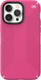 Speck hoesje geschikt voor Apple iPhone 14 Pro Max - Ultieme Bescherming en Grip - Luxe Soft-touch Afwerking - Valbescherming gecertificeerd tot 4 meter - Microban Antibacterieel - Presidio2 Grip lijn - Roze
