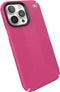Speck hoesje geschikt voor Apple iPhone 14 Pro Max - Ultieme Bescherming en Grip - Luxe Soft-touch Afwerking - Valbescherming gecertificeerd tot 4 meter - Microban Antibacterieel - Presidio2 Grip lijn - Roze