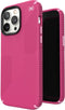 Speck hoesje geschikt voor Apple iPhone 14 Pro Max - Ultieme Bescherming en Grip - Luxe Soft-touch Afwerking - Valbescherming gecertificeerd tot 4 meter - Microban Antibacterieel - Presidio2 Grip lijn - Roze