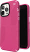 Speck hoesje geschikt voor Apple iPhone 14 Pro Max - Ultieme Bescherming en Grip - Luxe Soft-touch Afwerking - Valbescherming gecertificeerd tot 4 meter - Microban Antibacterieel - Presidio2 Grip lijn - Roze