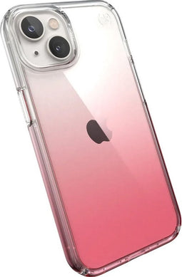 Speck hoesje geschikt voor Apple iPhone 14 Pro - Slank - Kristalhelder - Valbescherming gecertificeerd tot 4 meter - Microban Antibacterieel - Presidio Perfect Clear lijn - Roze Transparant