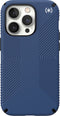 Speck hoesje geschikt voor Apple iPhone 14 Pro - Ultieme Bescherming en Grip - Luxe Soft-touch Afwerking - Valbescherming gecertificeerd tot 4 meter - Microban Antibacterieel - Presidio2 Grip lijn - Blauw