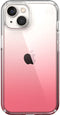 Speck hoesje geschikt voor Apple iPhone 14 - Slank - Kristalhelder - Valbescherming gecertificeerd tot 4 meter - Microban Antibacterieel - Presidio Perfect Clear lijn - Roze Transparant