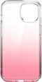 Speck hoesje geschikt voor Apple iPhone 14 - Slank - Kristalhelder - Valbescherming gecertificeerd tot 4 meter - Microban Antibacterieel - Presidio Perfect Clear lijn - Roze Transparant