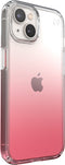 Speck hoesje geschikt voor Apple iPhone 14 - Slank - Kristalhelder - Valbescherming gecertificeerd tot 4 meter - Microban Antibacterieel - Presidio Perfect Clear lijn - Roze Transparant