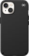 Speck hoesje geschikt voor Apple iPhone 14 - Slank - MagSafe - Ultieme Bescherming - Luxe Soft-touch Afwerking - Valbescherming gecertificeerd tot 4 meter - Microban Antibacterieel - Presidio2 Pro lijn -Zwart
