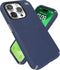Speck hoesje geschikt voor Apple iPhone 15/14/13 Apple iPhone 16e - Ultieme Bescherming en Grip - Luxe Soft-touch Afwerking - Valbescherming gecertificeerd tot 4 meter - Microban Antibacterieel - Presidio2 Grip lijn - Blauw